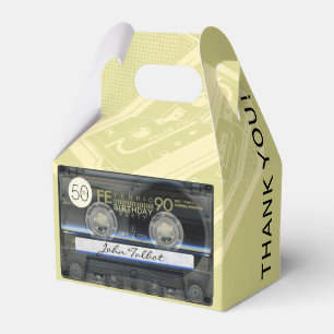 Retro T1 Audiotape 50th Birthday Thank You GFB Favour Box