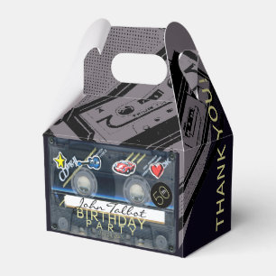 Retro T3 Audiotape 50th Birthday Thank You GFB Favour Box