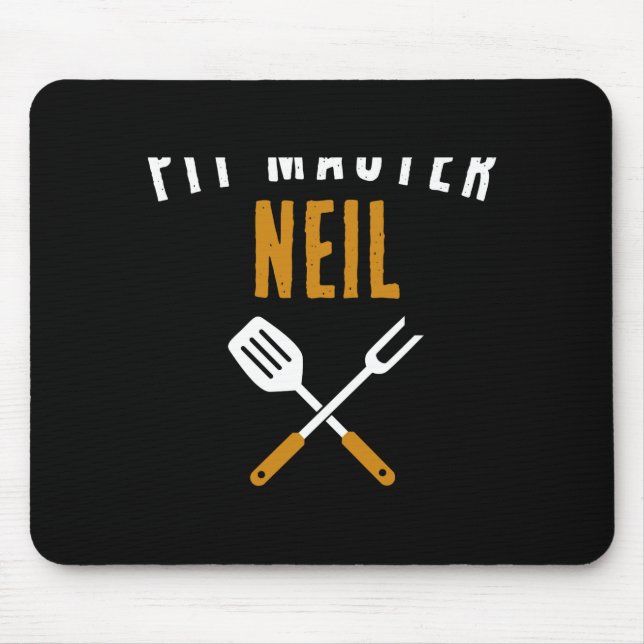 Retro T Master Name Funny Id Smoke That  Mouse Mat (Front)