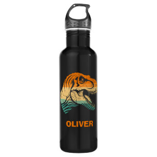 Retro T-rex Dinosaur 710 Ml Water Bottle