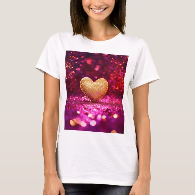 Retro Tattoo Heart T-Shirt Design (Front)