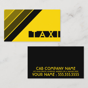 retro TAXI Business Card