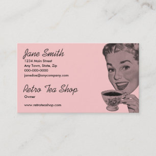 Retro Tea Business Card