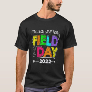 Retro Teacher I'm Just Here Field Day 2022 Student T-Shirt