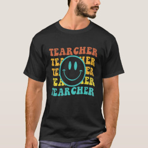 Retro Teacher Inspirational Colourful Elementary S T-Shirt