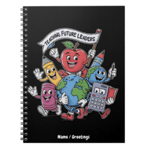 Retro Teaching Future Leaders Back to School Notebook