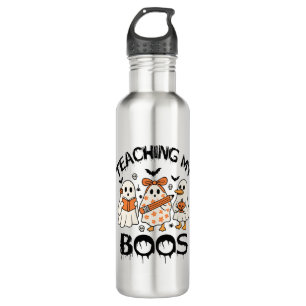 Retro Teaching My Boos Halloween 710 Ml Water Bottle