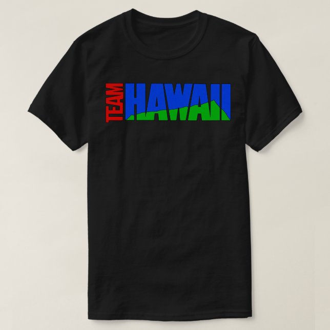 Retro Team Hawaii 1977 TShirt 1 (Design Front)