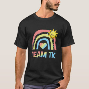 Retro Team TK Back To School Transitional Kinderga T-Shirt