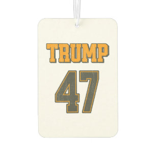 Retro Team Trump 47 Vintage Car Air Freshener