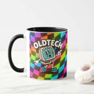 Retro Tech Cartoon Psychedelic Mug