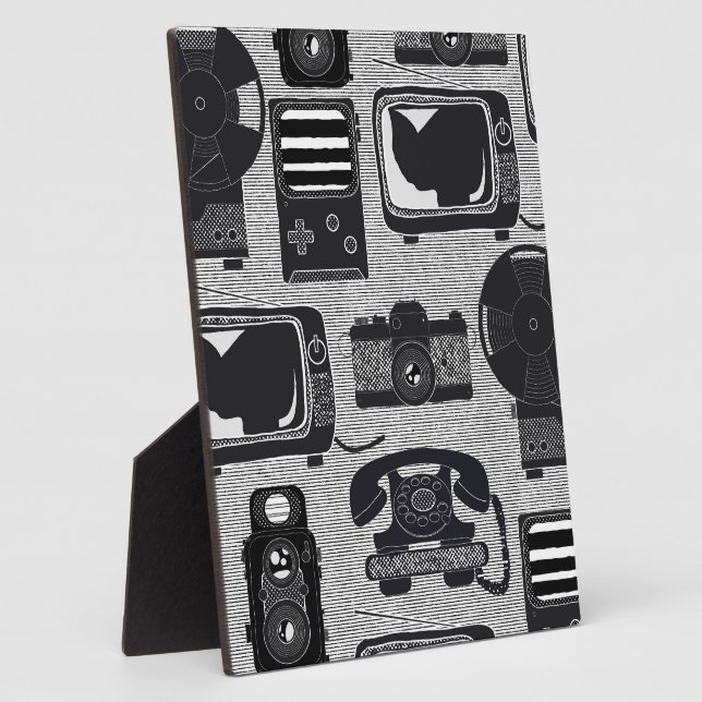 Retro technology plaque (Side)
