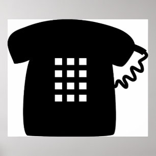 Retro Telephone Poster