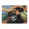 Retro Telephone with Rotary Dial, Vintage Business