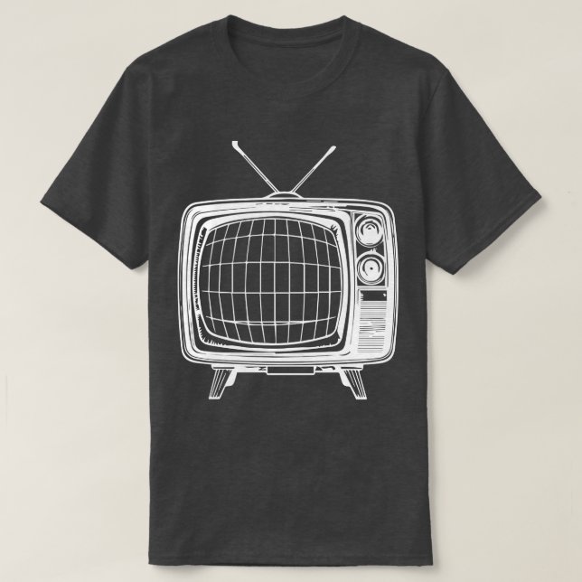 retro television design 1 T-Shirt (Design Front)