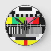 Retro television wall clock