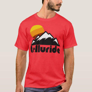 Retro Telluride Tourist Souvenir Travel Design T-Shirt
