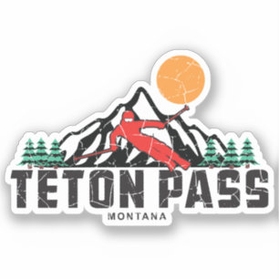 Retro Teton Pass Ski