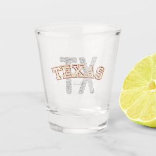 Retro Texas Vintage Lone Star State USA Shot Glass