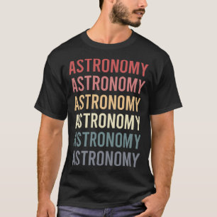 Retro Text Astronomy T-Shirt