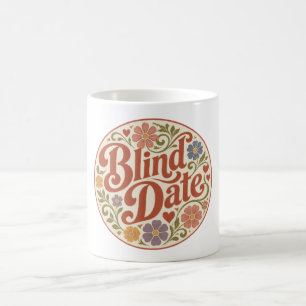 Retro text blind coffee mug