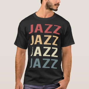 Retro Text Jazz T-Shirt