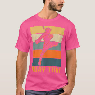Retro Thai Martial Arts Kickboxing - Vintage Muay T-Shirt