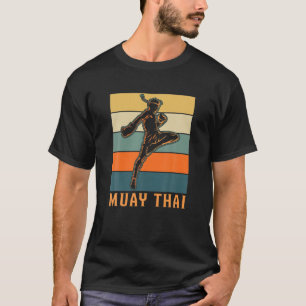 Retro Thai Martial Arts Kickboxing - Vintage Muay T-Shirt
