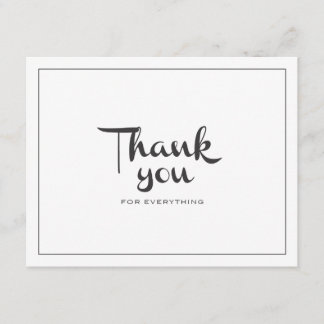 Retro Thank You Double-Sided Card