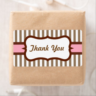 Retro Thank You Labels