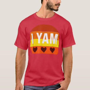 Retro Thanksgiving Couples Outfit Shes My Sweet Po T-Shirt