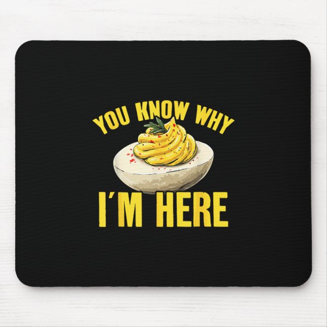 Retro Thanksgiving Dinner You Know Why I'm Here De Mouse Mat (Front)