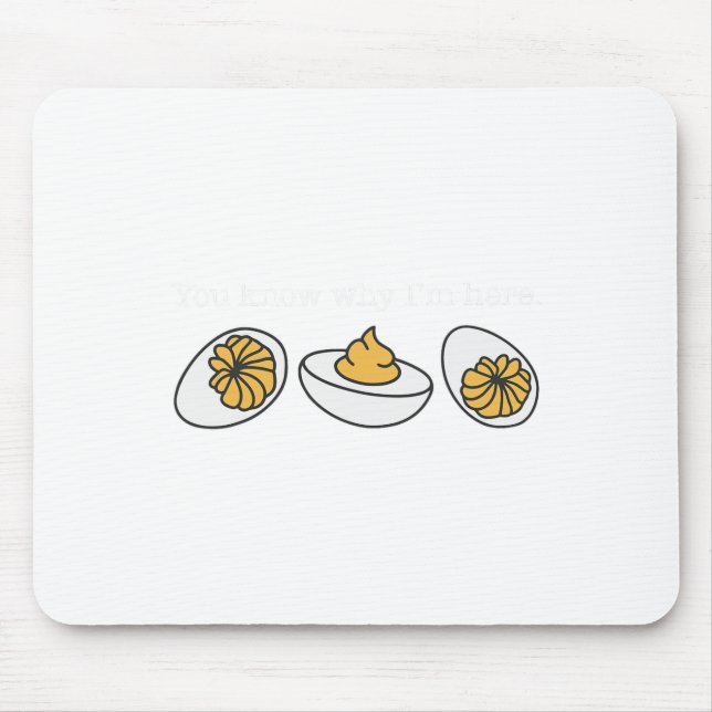 Retro Thanksgiving Dinner You Know Why I'm Here De Mouse Mat (Front)