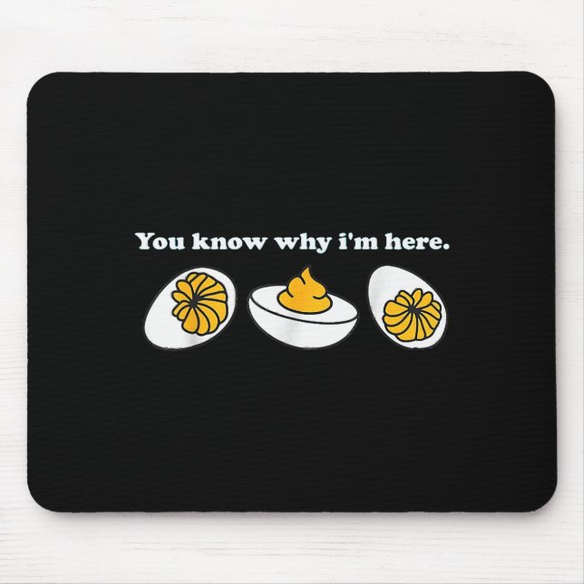Retro Thanksgiving Dinner You Know Why Im Here Dev Mouse Mat (Front)