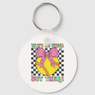 Retro That's My Sister Out There Softll Sister Gir Key Ring