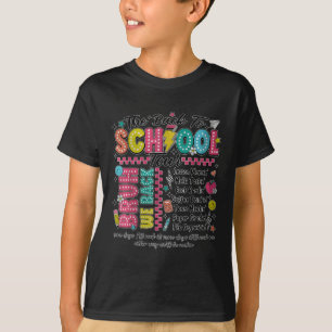 Retro The Back To School Tour Bruh We Back Teacher T-Shirt