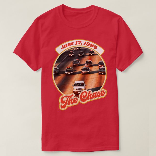 Retro The Chase OJ 1994 Infamy Design T-Shirt (Design Front)