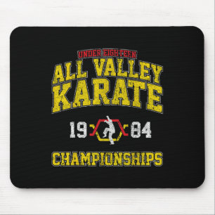 Retro The Karate Vintage All Valley Karate Champio Mouse Mat