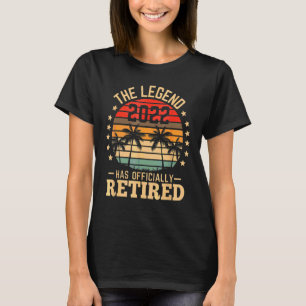Retro The Legend Has Officially Retired Retiremen T-Shirt