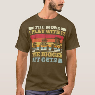Retro The More I Play With It T-Shirt