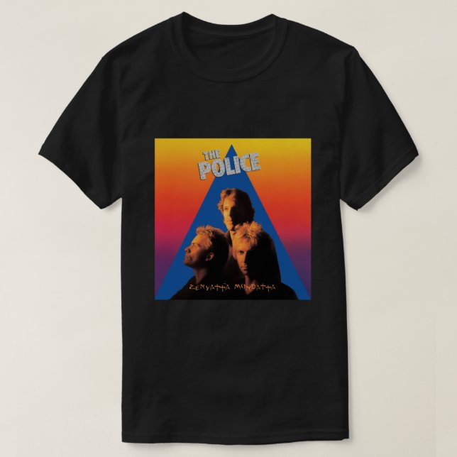 Retro The Police Band Usa Tour Love T-Shirt (Design Front)
