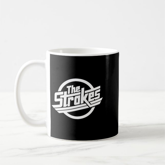 Retro The Strokes Band Rock Gift For Fans Coffee Mug (Left)