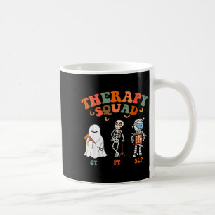 Retro Therapy Squad Slp Ot Pt Team Halloween Funny Coffee Mug