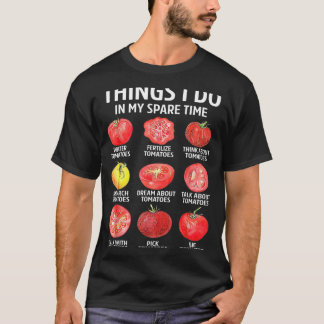 Retro Things Do In Spare Time Tomatoes Tomato T-Shirt