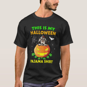 Retro This Is My Halloween Pajama Shih Tzu T-Shirt