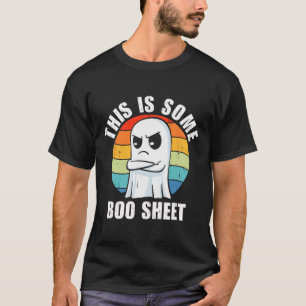 Retro This Is Some Boo Sheet Cute Ghost Halloween T-Shirt