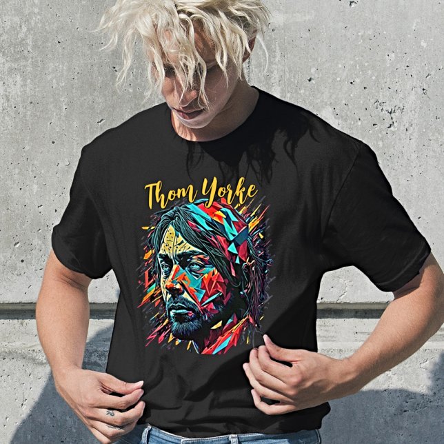 Retro Thom Yorke Artistic T-shirt (Creator Uploaded)
