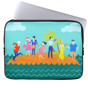 Retro Three Hour Tour Laptop Sleeve