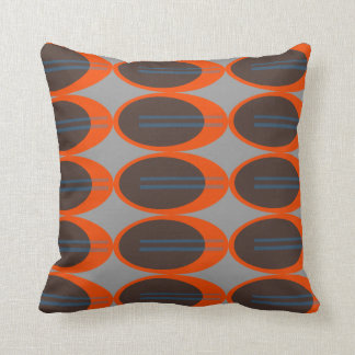 Retro Throw Pillows (Custom Background Colour)