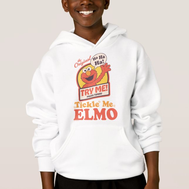 Retro Tickle Me Elmo Waving Graphic (Front)